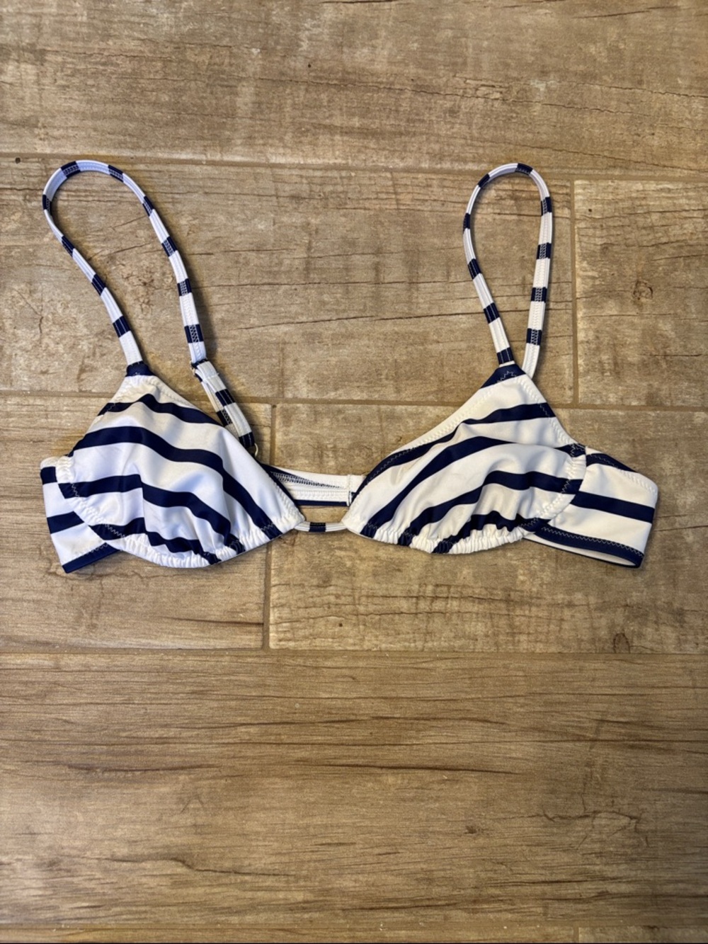 Musier Paris Striped Navy & White Bikini Set- NWT - Picture 4 of 7